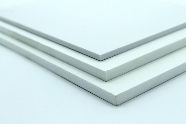 Vitroflex PVC, White foamed PVC